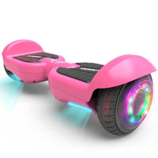 Hoverboard 6.5\" Listed Two-Wheel Self Balancing Electric Scooter with LED Light Pink