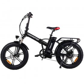 Addmotor 20 In. Folding Electric Bike 16Ah 750W 48V, Fat Tire E-bike for Adult with Pedal Assist
