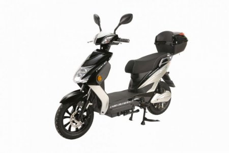 X-Treme Cabo Cruiser Elite 48 Volt Electric Bicycle Scooter-Black