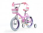 Royalbaby Bunny Girl's Bike 12 In. Kid's Bicycle, Pink