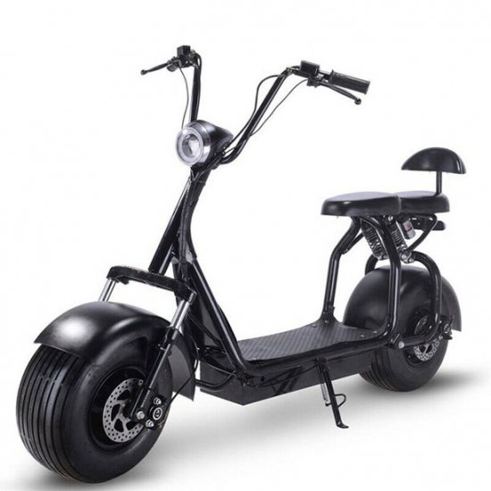 MotoTec Knockout 60v 1000w Electric Scooter Black