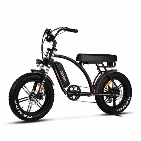 750W 16Ah 48V E-bike 20\" Electric Cruiser Bike for Adult Addmotor M-60 R7, Black