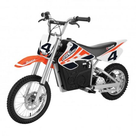 Razor Electric Dirt Rocket Kids Motorcross Motorcycle Bikes, 1 Orange & 1 Red