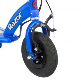 Razor E100 Kids Ride On 24V Motorized Battery Powered Electric Scooter Toy, Blue