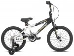 Kent 18" Rampage Boy's Bike, White,Gold