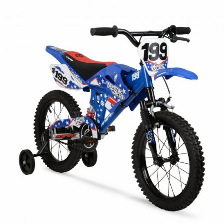 Hyper 16" Nitro Circus Motobike Kids' Bike, Blue