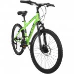 Huffy 24 In. Nighthawk Boys' Mountain Bike for Men, Neon Green