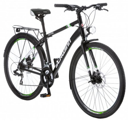 Schwinn Men's Commuter Bike, 700c wheels, 21 speeds, Black