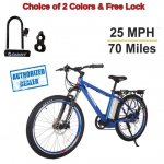 X-Treme Trail Maker Max Elite 36 Volt Mountain Commuter eBike, Long Range Electric Bike