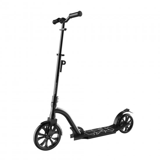 Swagtron K9 Commuter Kick Scooter in Black for Adults, Teens Foldable, Lightweight Height-Adjustable