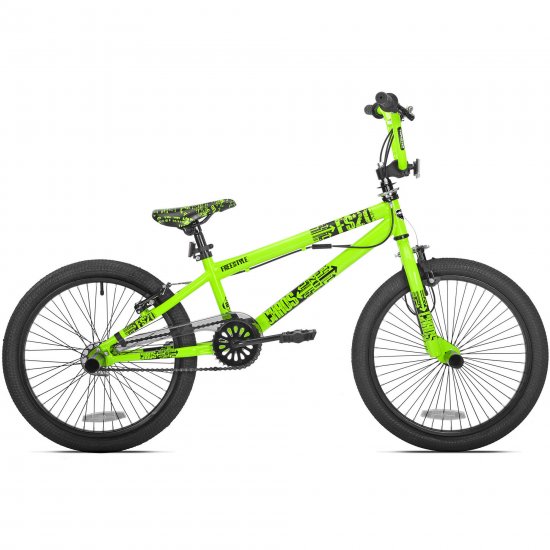 Kent 20\" Thruster Chaos Boys BMX Bike, Neon Green