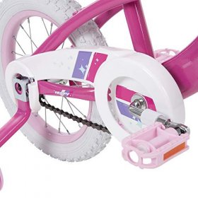 Huffy Kid Bike Quick Connect Assembly Glimmer 14 inch, Pink