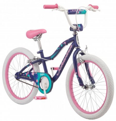 Schwinn bike, 20-inch wheels, single speed, girls frame, Blue