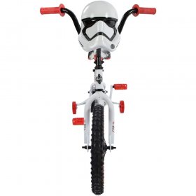 Huffy 31627 Star Wars Stormtrooper Boys' Bike with Training Wheels 16-inch Bundle with Veglo Commuter X4 Wearable Rear Light System