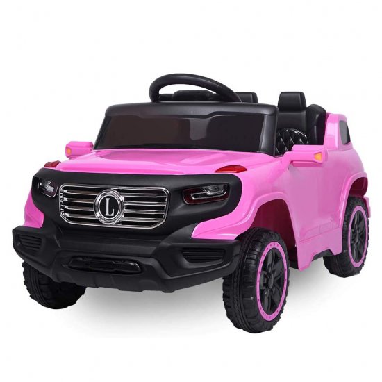 Kids Ride on Toys, Electric Ride on Car with Parental Remote Control, 3 Years Old Boy Girls, Pink