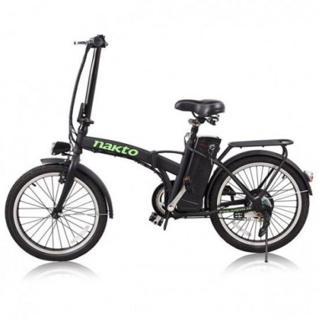 Nakto NAK- FASB 20 Fashion Folding Electric Bicycle, Black