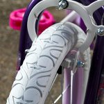 Huffy Disney Princess Kid Bike w/ Streamers & Training Wheels, Purple