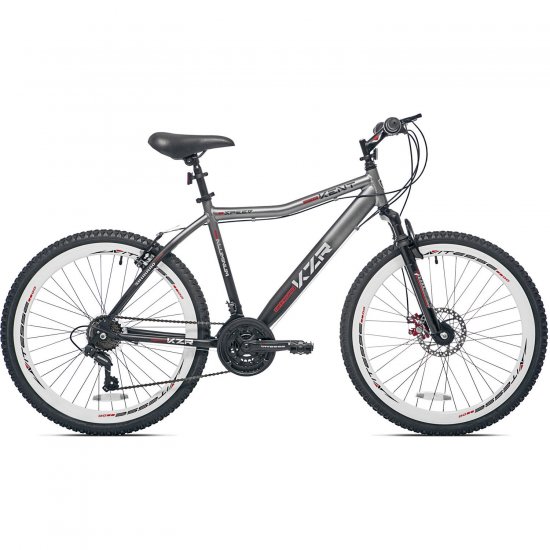 Kent 26\" Men\'s KZR Front Suspension Mountain Bike, Gray-black