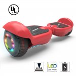 Bluetooth Hoverboard Two-Wheel Self Balancing Electric Scooter 6.5" Flash Wheel Red