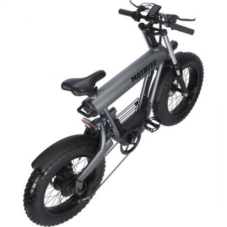 MotoTec Roadster 48v 500w Lithium Electric Fat Tire Mountain Electric Bicycle