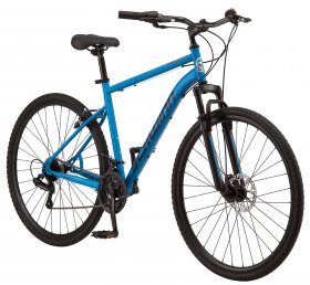 Schwinn Hybrid Bike, 21 speeds, 700c wheels, blue