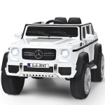 Costway Mercedes Benz 12V Electric Kids Ride On Car RC Remote Control W/Trunk