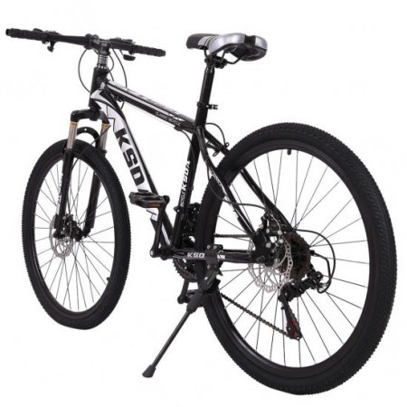 WMHOK-Black Junior Aluminum Mountain Bike Stone Mountain 26 Inch 21-Speed ??Bicycle