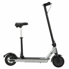 Huffy 18309p 36V Electric Foldable Adult Scooter with Removable Seat, Black & Silver