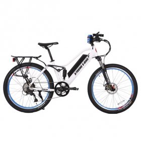X-Treme Scooters Sedona Mountain Bicycle Electric Bicycle 48 Volt Lithium - Long Range Electric Bike, Black