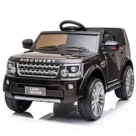 Remote Control Ride on Car, Land Rover 12V Ride on Toys, Power 4 Wheels Battery-Powered Ride on Truck for Boys Girls, Electric Cars for Kids to Ride, 3 Speeds, LED Lights, MP3 Music, Black