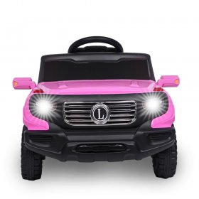 Kids Ride on Toys, Electric Ride on Car with Parental Remote Control, 3 Years Old Boy Girls, Pink