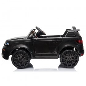 Kids Ride On Toys with Remote Control, UHOMERPO 12 Volt Ride on Cars, Power 4 Wheels Truck with 3 Speeds, MP3 Player, LED Lights, Battery Powered Electric Vehicles for Boys Girls, Black