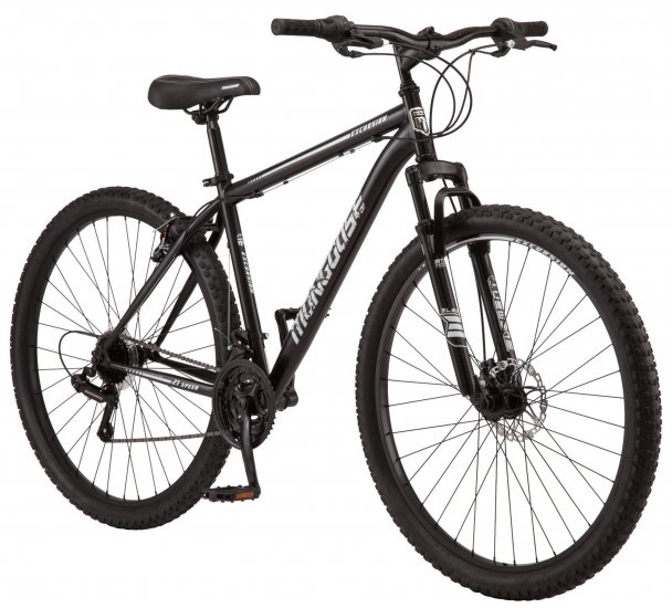 Mongoose Excursion Men\'s Mountain Bike, 29 inch wheels, 21 speeds.