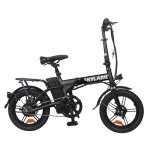 NAKTO Skylark Folding Electric Bicycle With 250W Brushless Motor, 16" Size, 36V 10Ah lithium Battery, Black