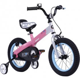 RoyalBaby Buttons Matte Pink 12 inch Kid's Bicycle