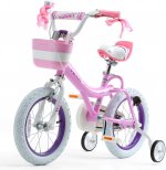 RoyalBaby Bunny 14 inch Girl's Bicycle Kids Bike for Girls Childrens Bicycle Pink