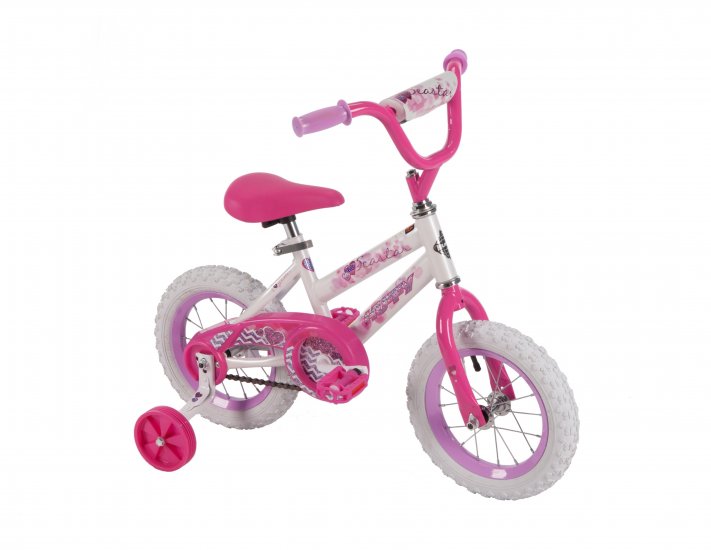 Huffy 12 In. Sea Star Girls\' Bike, White/Pink