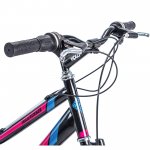 Huffy 26" Trail Runner Womens Mountain Bike, Black and Pink