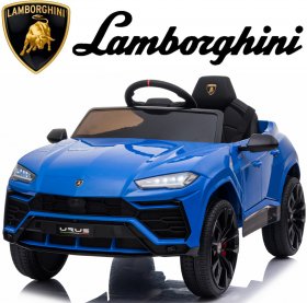 Lamborghini Ride on Cars, Power 4 Wheels Kids Ride on Toy Car, 12 Volt Ride on Cars with Remote Control, 3 Speed, LED Lights, MP3 Player, Horn, Battery Powered Electric Vehicles, Gifts, Blue