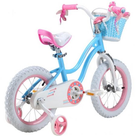 Royalbaby Stargirl Girl's Bike, 12 In. Wheels, Blue