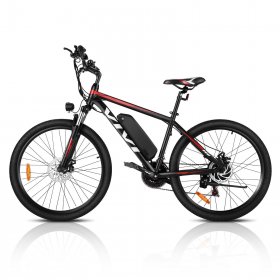 VIVI 26" 350W Electric Bike Electric Mountain Bicycle for Adults, Aluminum Alloy Electric Mountain Bicycle 20MPH Adult Bike with Removable 10.4Ah Lithium-Ion Battery & 21 Professional Speed Shifter