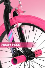 Kent 18" Sparkles Girl's Bike, Black/Pink