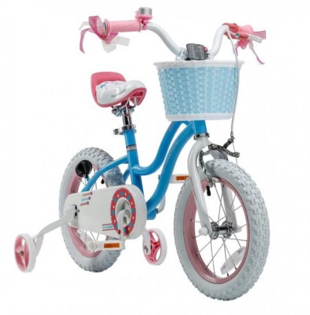 Royalbaby Stargirl Girl's Bike, 12 In. Wheels, Blue