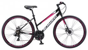 Schwinn Hybrid Bike, 700c wheels, 21 speeds, womens frame, black