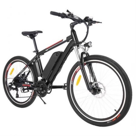 26" Electric Mountain Bike Aluminum Alloy Frame Cycling Electric Bicycle with 500W Motor and Removable 12.5Ah Lithium-Ion Battery for Men Adults