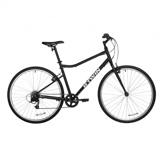 Decathlon - Riverside Hybrid Bike 100, 700c, Black, M