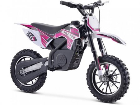 MotoTec 24V 500w Gazella Electric Dirt Bike, Purple