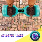 CBD 2 Wheels Smart Balance Electric Scooter Hoverboard Drifting Motor Skateboard Green