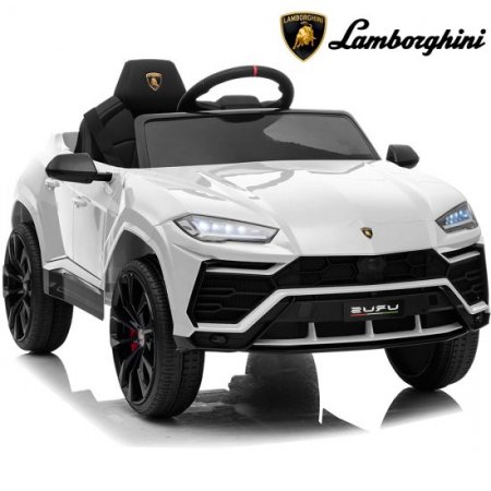 Kids Ride on Car Toys with Remote, Power 4 Wheels 12V Ride on Cars, Electric Battery-Powered Ride on Truck Car RC Toy, White Ride on Toys for Boys Girls, 3 Speeds, LED Lights, MP3 Music