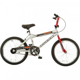 Titan Tomcat Boys BMX Bike with 20 In. Wheels, Red and Silver